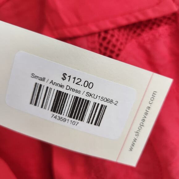 NWT Avara Annie Red Dress Size Small - Picture 5 of 8